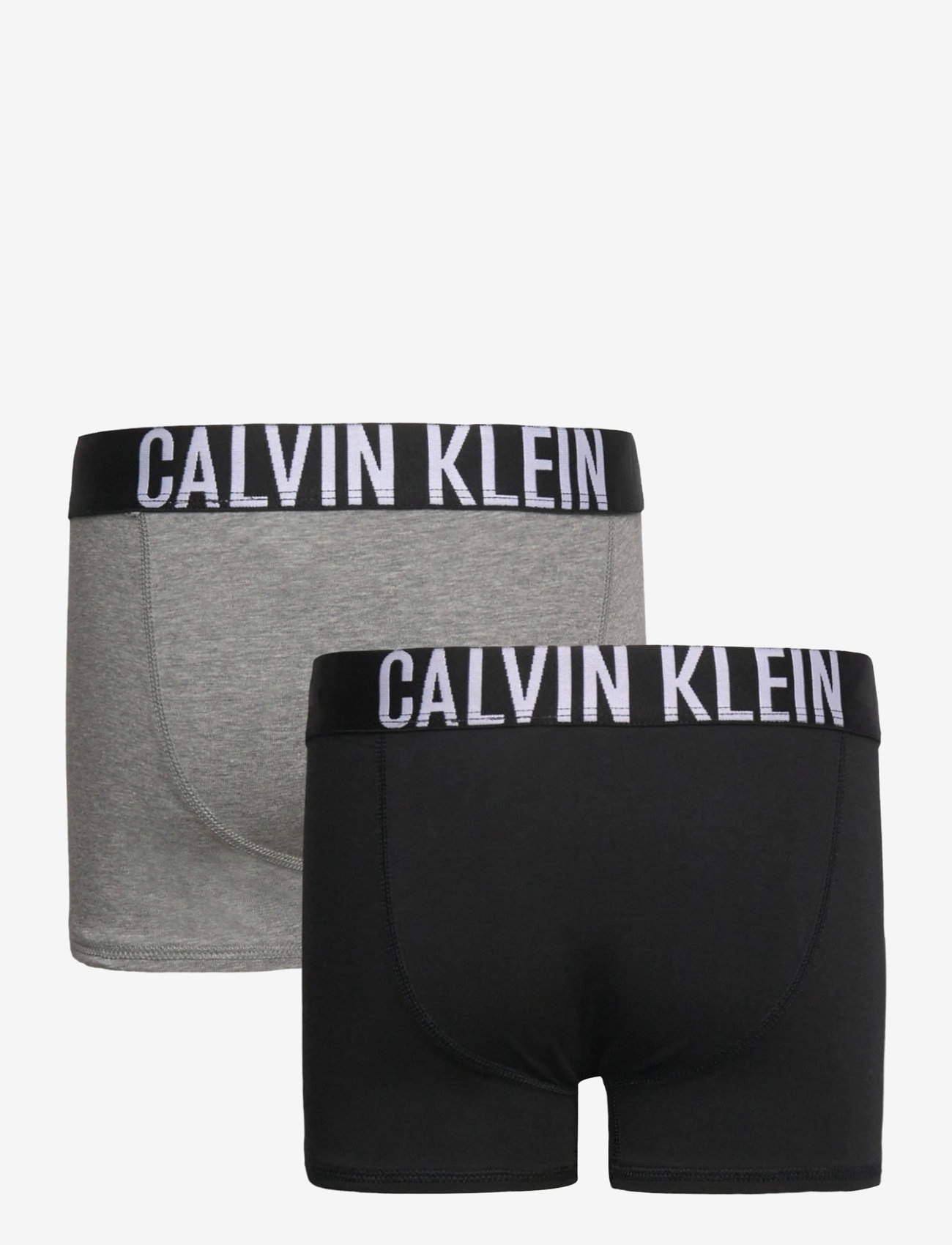 Calvin Klein - 2PK TRUNK - unterteile - pvhblack/greyheather - 1