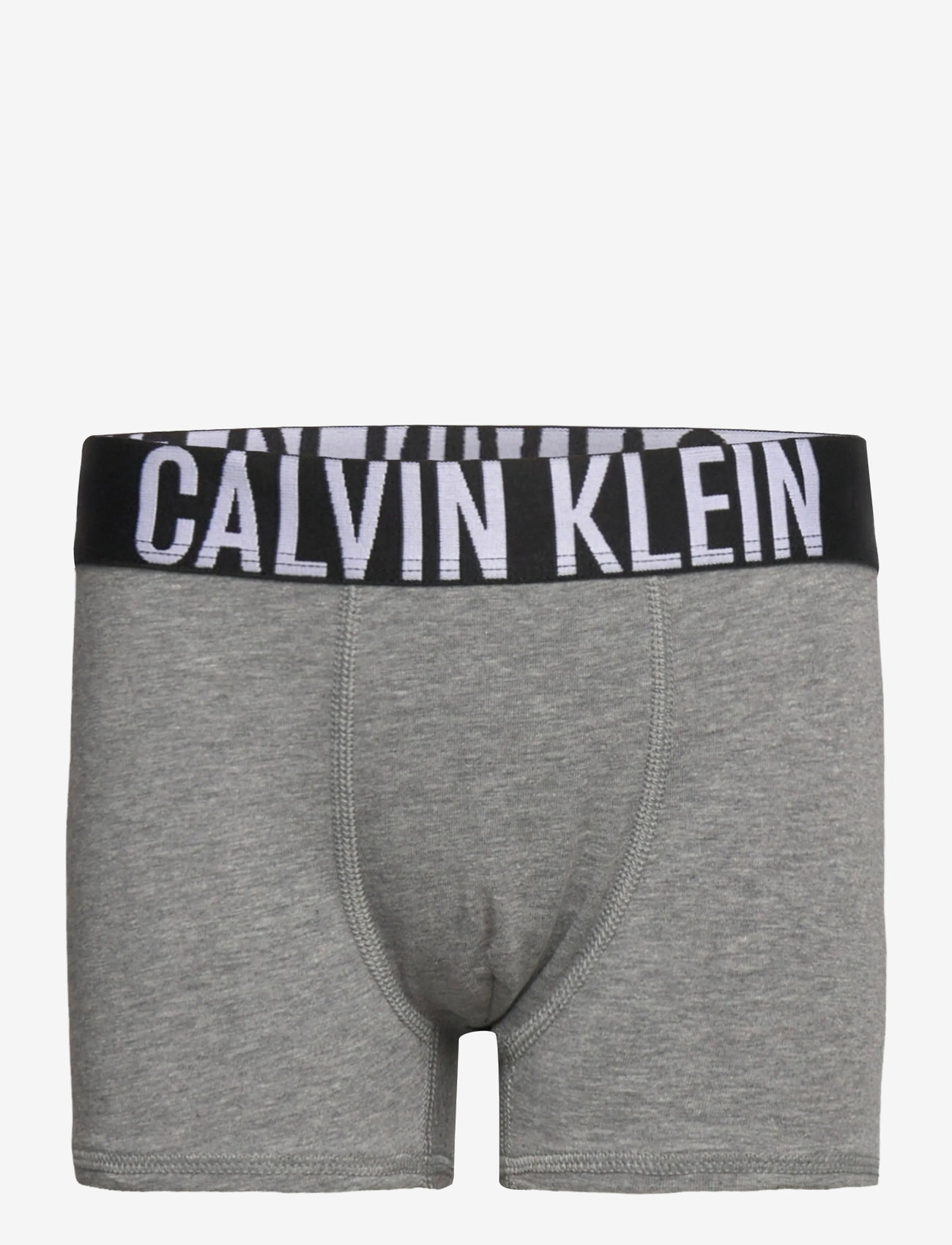 Calvin Klein - 2PK TRUNK - unterteile - pvhblack/greyheather - 2