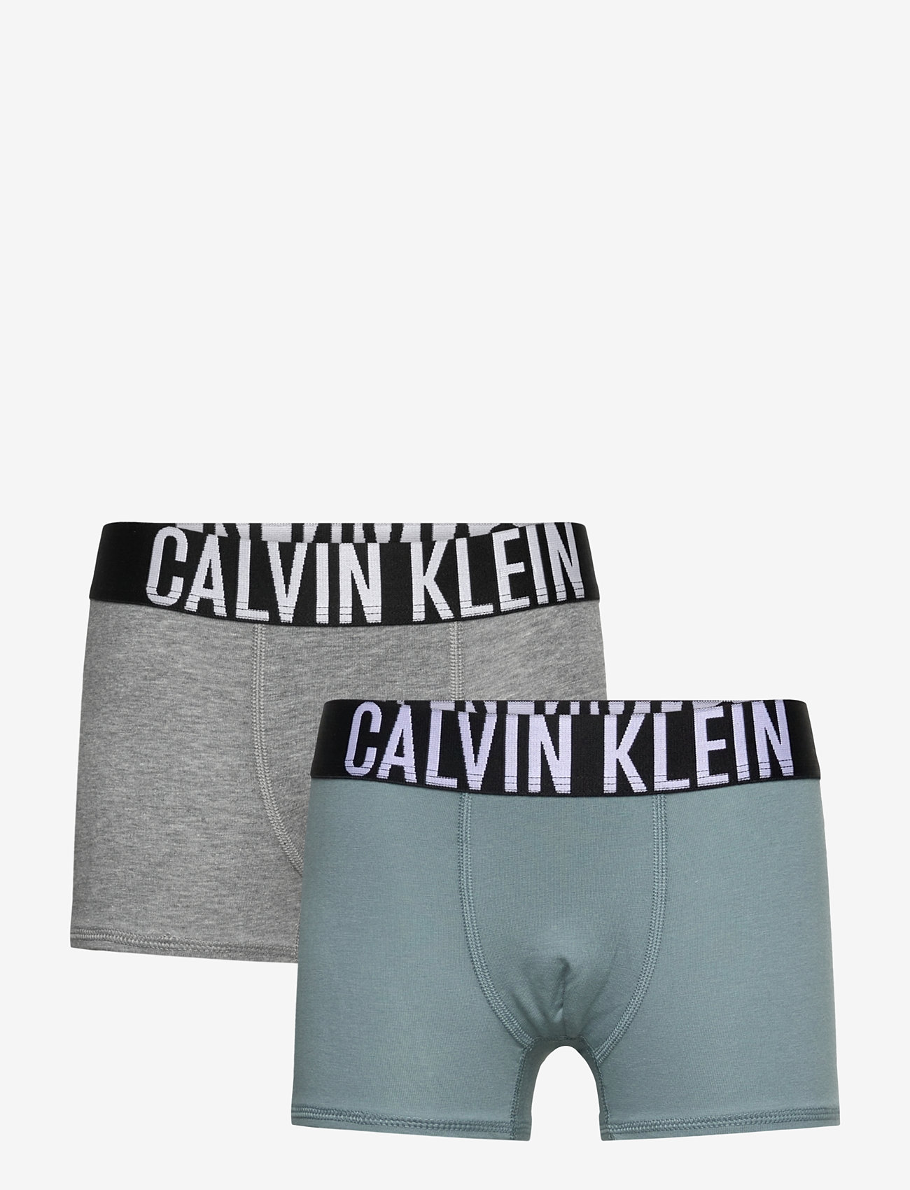 Calvin Klein - 2PK TRUNK - unterteile - trooper/greyheather - 0