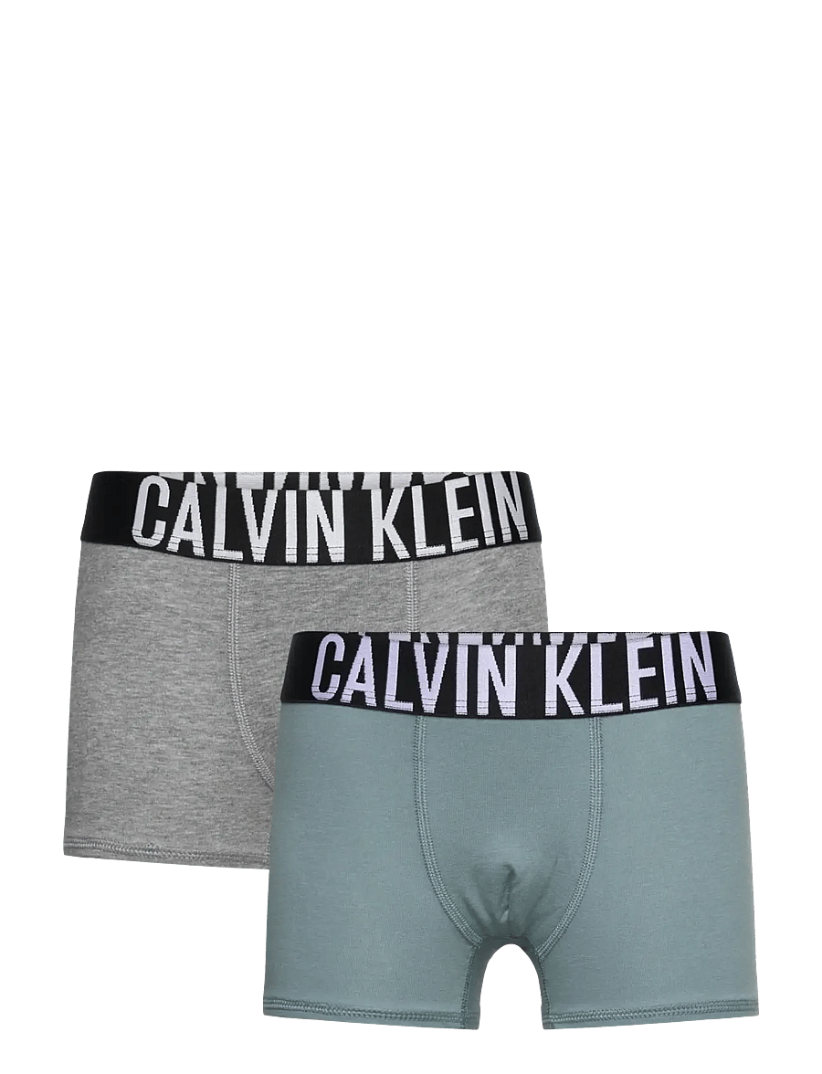 Calvin Klein - 2PK TRUNK - bokserit - trooper/greyheather - 0