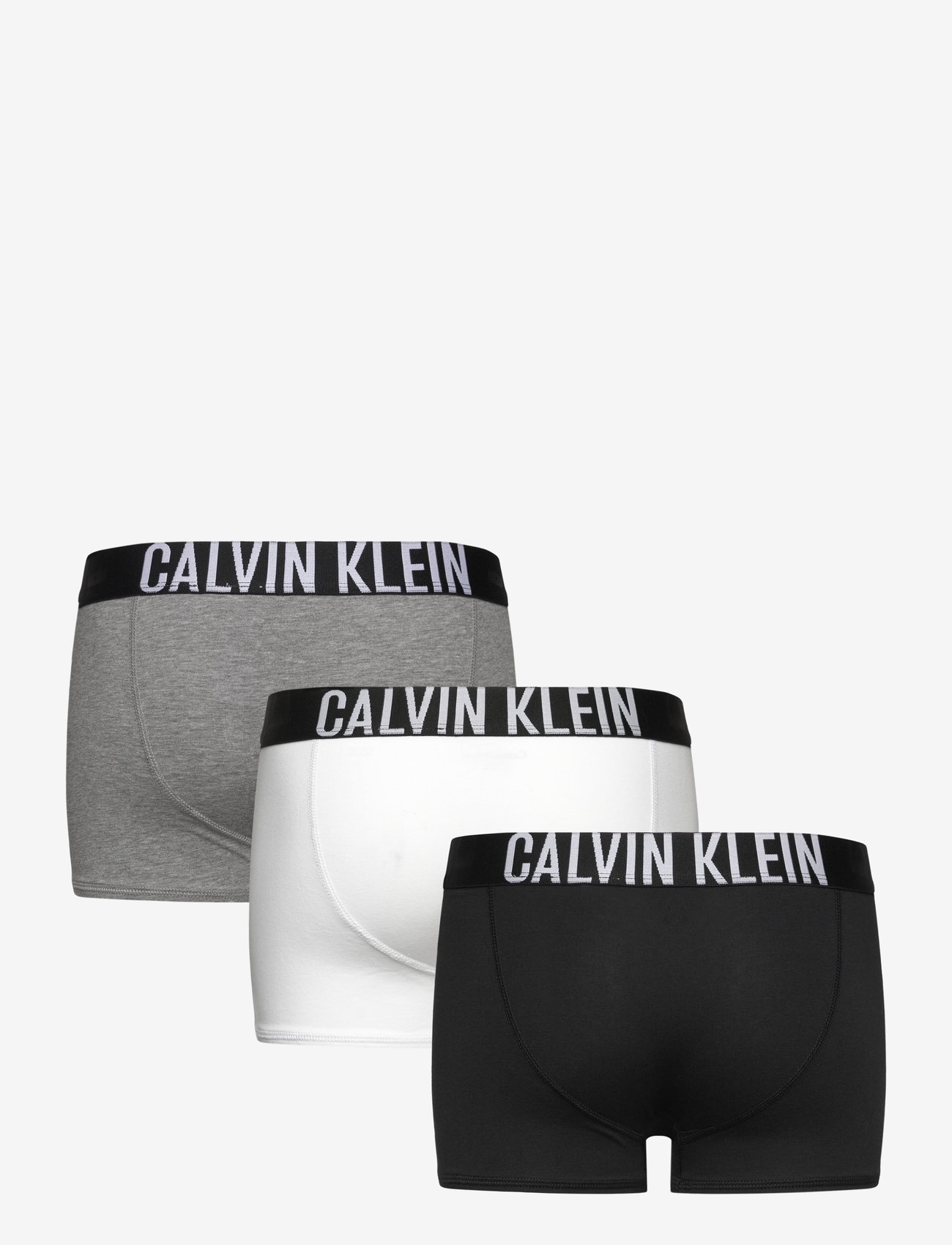 Calvin Klein - 3PK TRUNK - underklädesset - pvhblack grey heather pvhwhite - 1