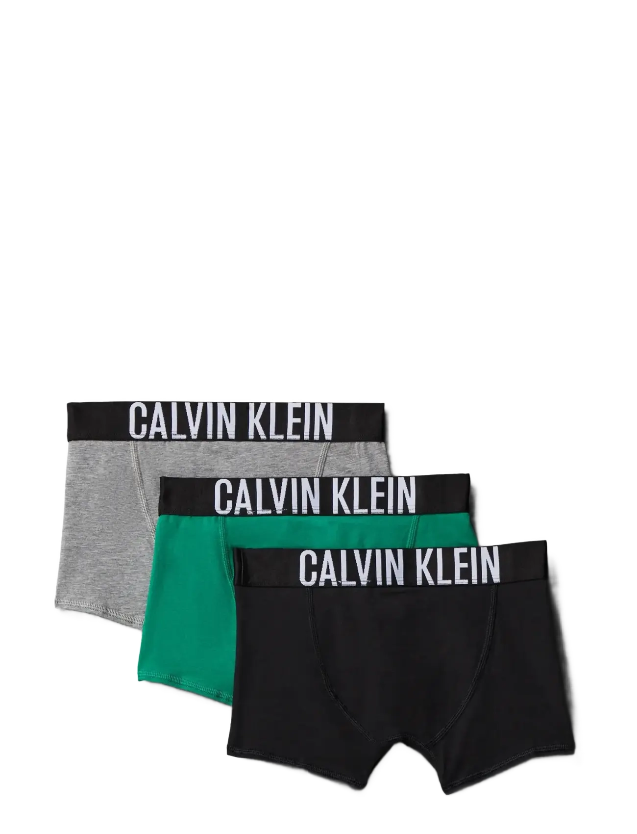 Calvin Klein 3PK TRUNK - Tøj - LUSHMEADOW BLACK GREYHTR / multi