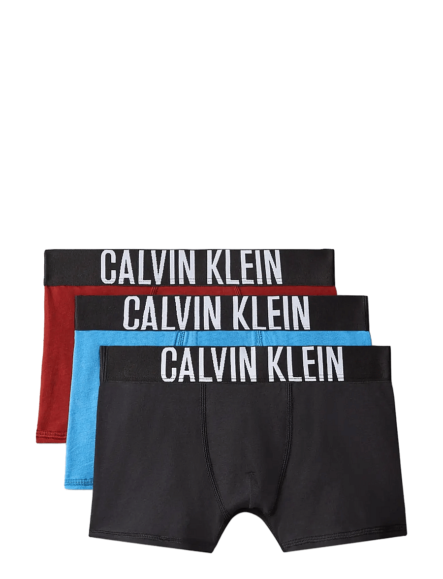 Calvin Klein - 3PK TRUNK - apakšveļas komplekti - blk vallartablue firedbrick - 0