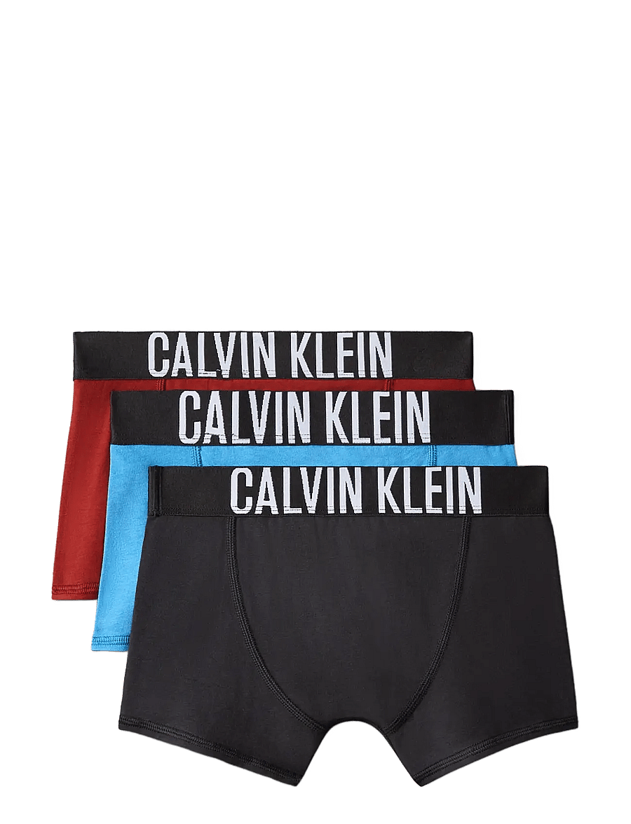 Calvin Klein - 3PK TRUNK - apakšveļas komplekti - blk vallartablue firedbrick - 1