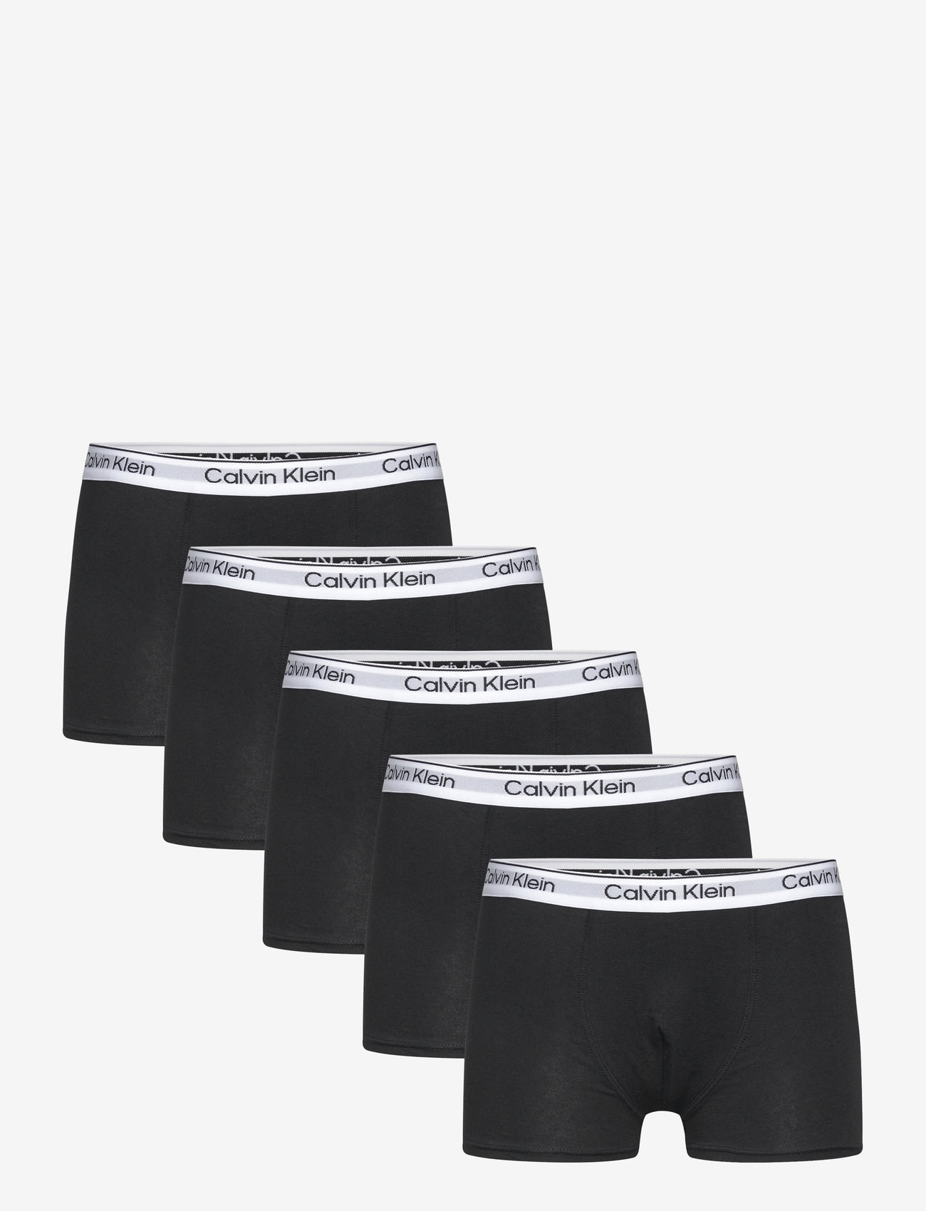 Calvin Klein - 5PK TRUNK - apatinės kelnaitės - blk blk blk blk blk - 0