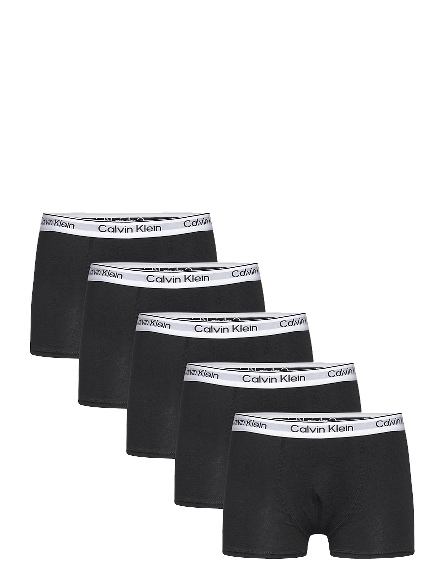 Calvin Klein - 5PK TRUNK - unterhosen - blk blk blk blk blk - 0