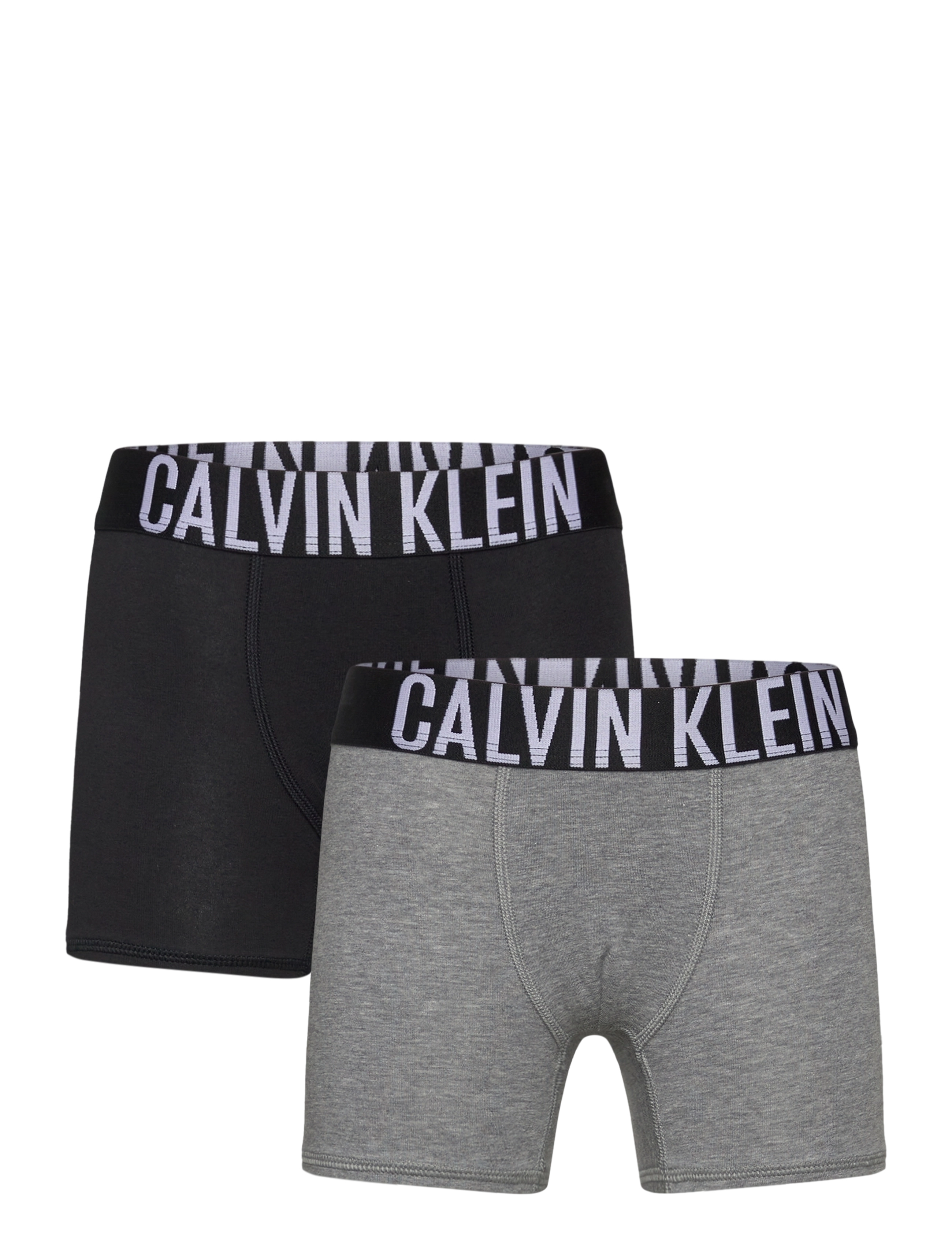 Calvin Klein 2PK BOXER BRIEF - Teens 140-176 - PVHBLACK GREYHEATHER / multi