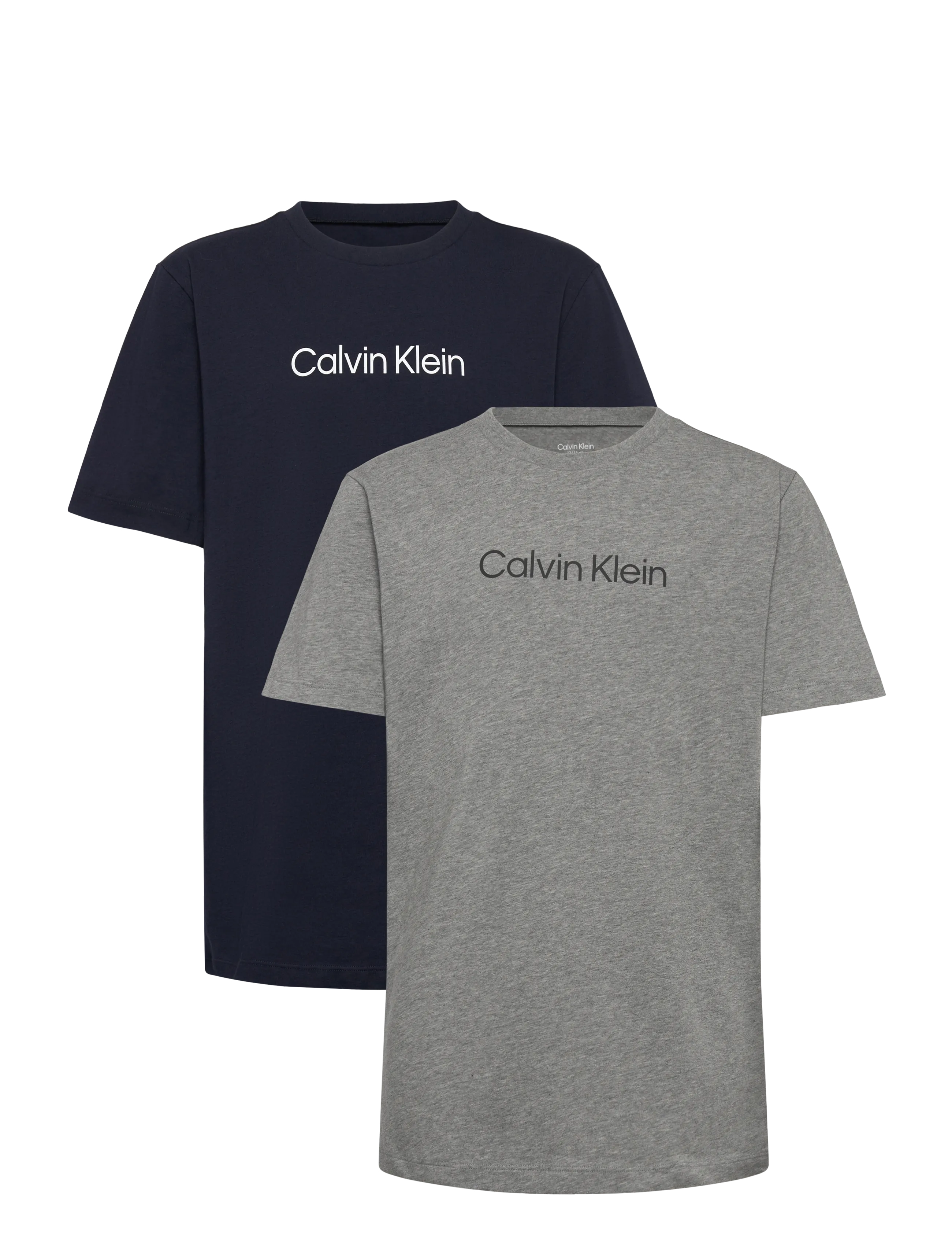 Calvin Klein 2PK TEE - Tøj - GREYHTR DARKSAPPHIRE / grey
