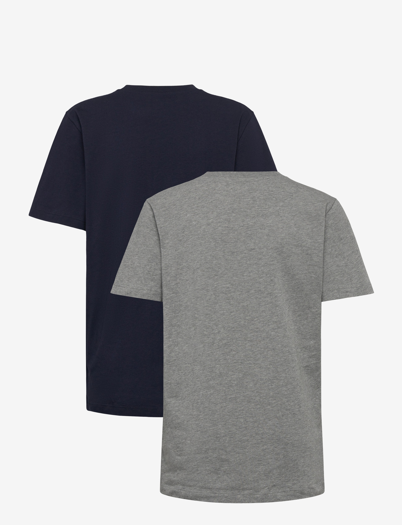 Calvin Klein - 2PK TEE - kortærmede t-shirts - greyhtr darksapphire - 2