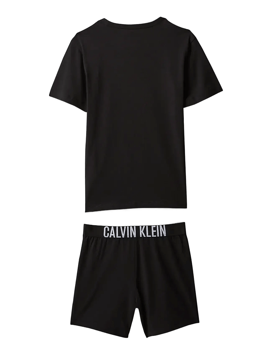 Calvin Klein - KNIT PJ SET (SS+SHORT) - pyjama-sets - ckblack ckblack - 1