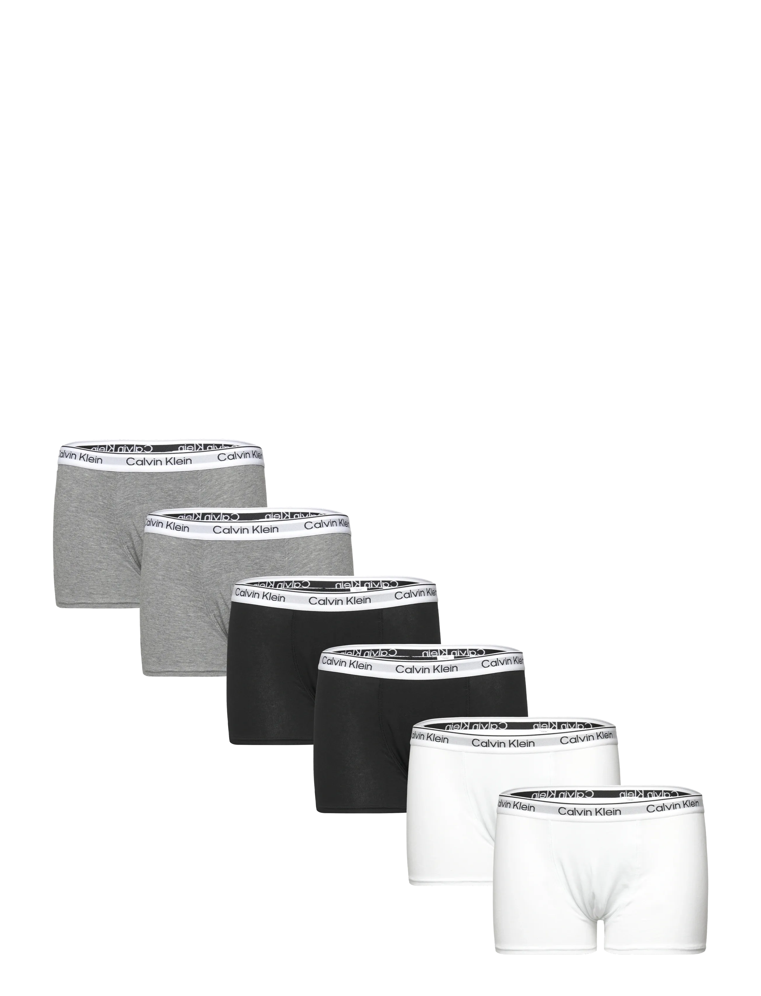 Calvin Klein 7PK TRUNK - Undertøj - CKBLACK GREYHTR BRIGHTWHITE / multi