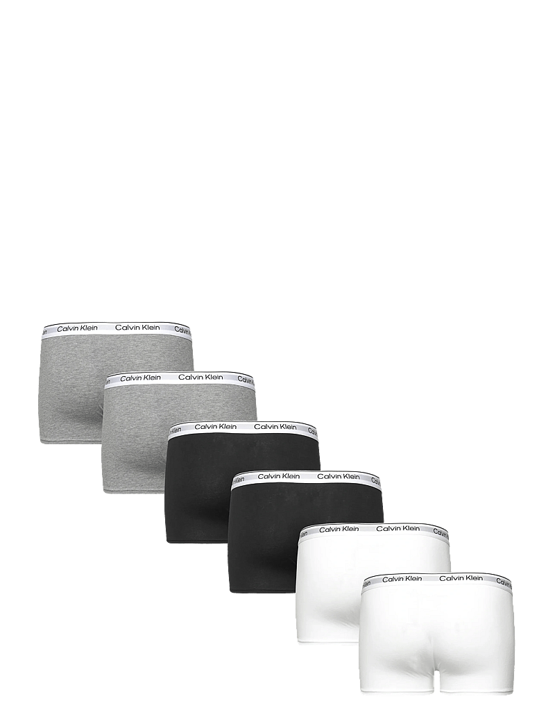Calvin Klein - 7PK TRUNK - underpants - ckblack greyhtr brightwhite - 1
