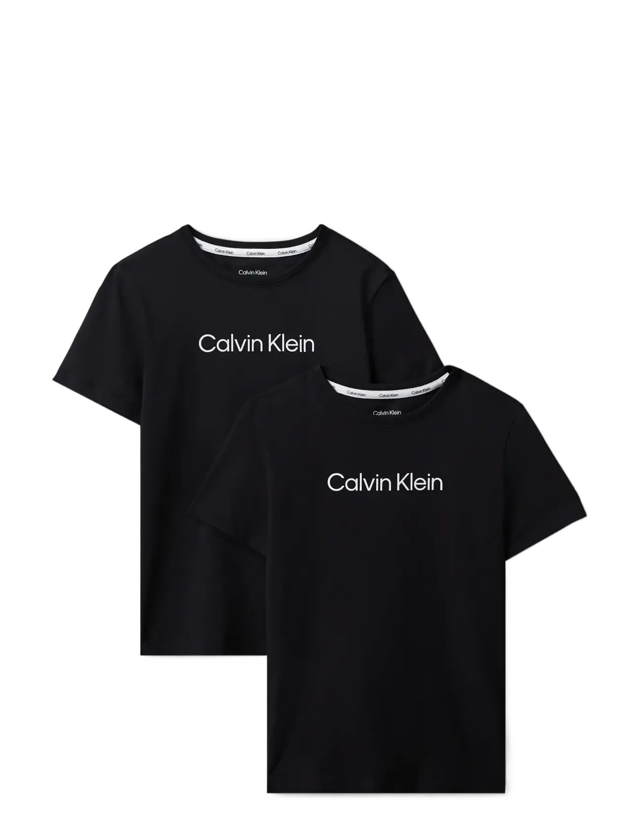 Calvin Klein - BOYS 2PK SS TEE - lühikeste varrukatega t-särgid - black black - 1