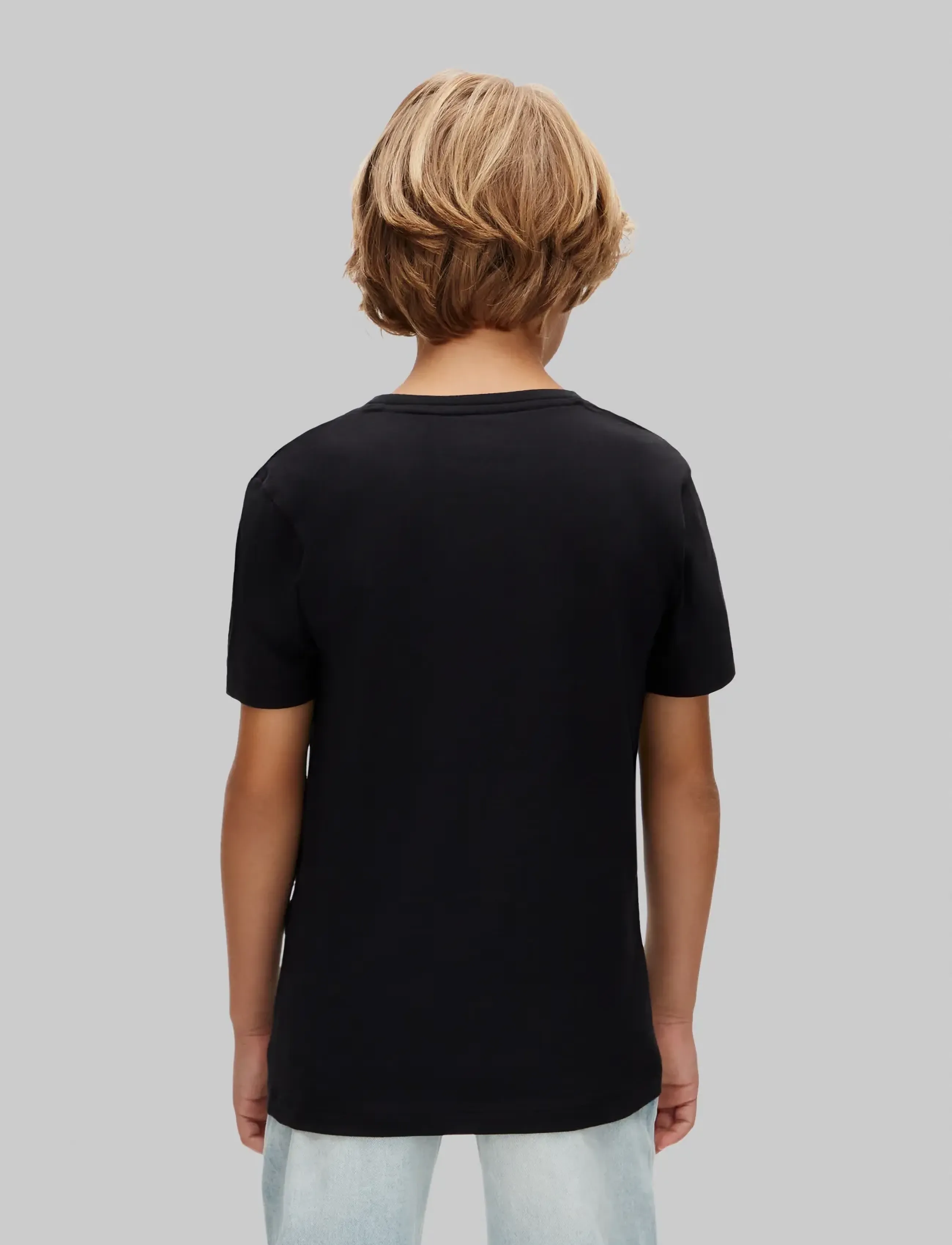 Calvin Klein - BOYS 2PK SS TEE - lühikeste varrukatega t-särgid - black black - 2