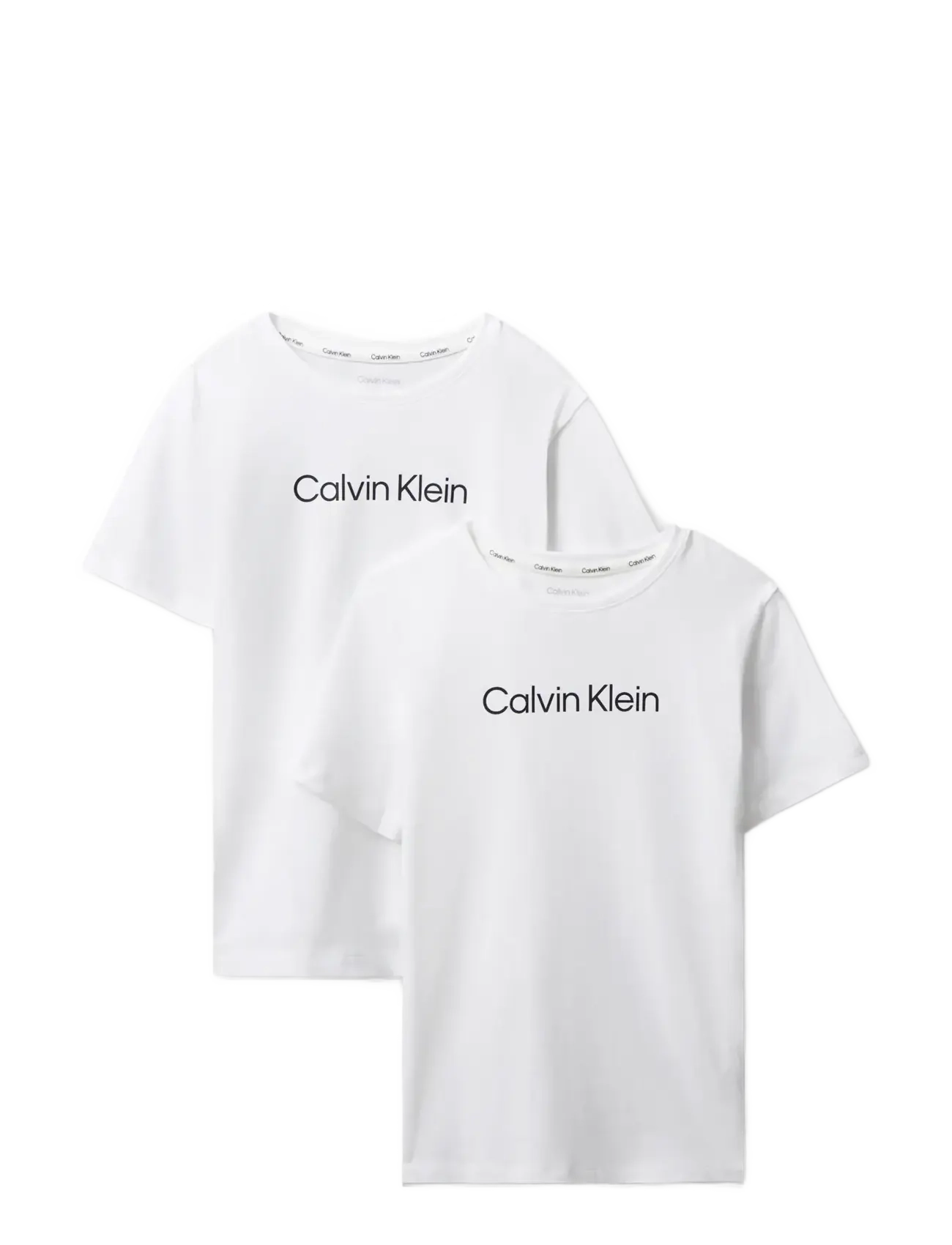 Calvin Klein - BOYS 2PK SS TEE - white white - 1
