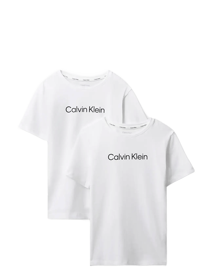 Calvin Klein - BOYS 2PK SS TEE - white white - 1
