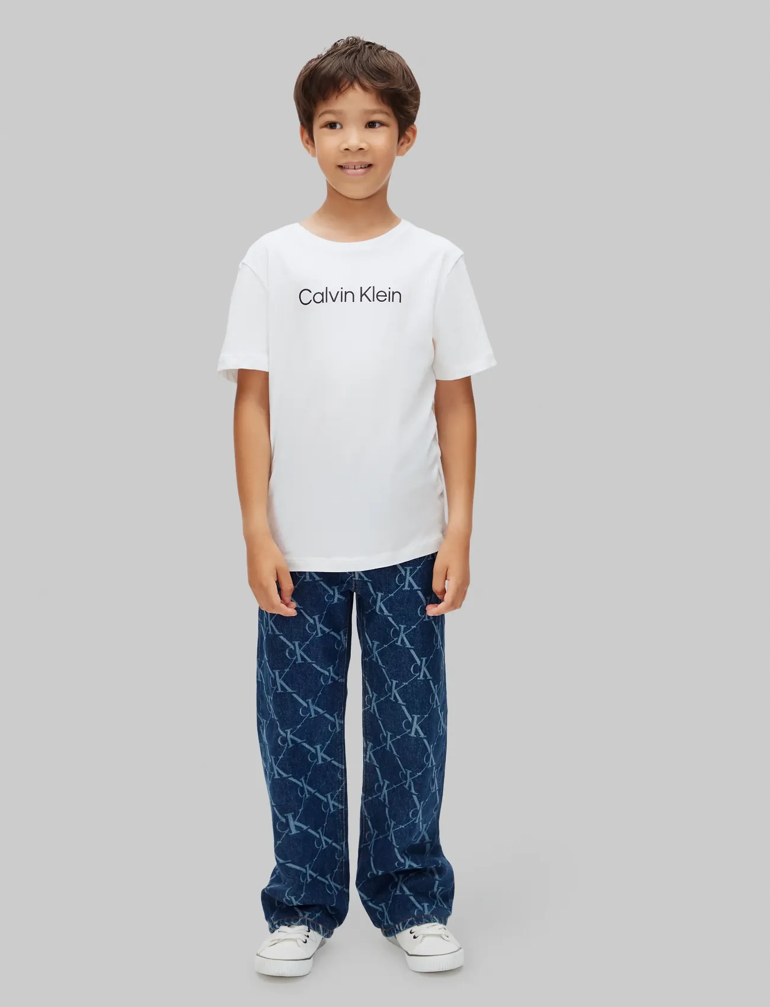 Calvin Klein BOYS 2PK SS TEE - Calvin Klein - WHITE WHITE / white