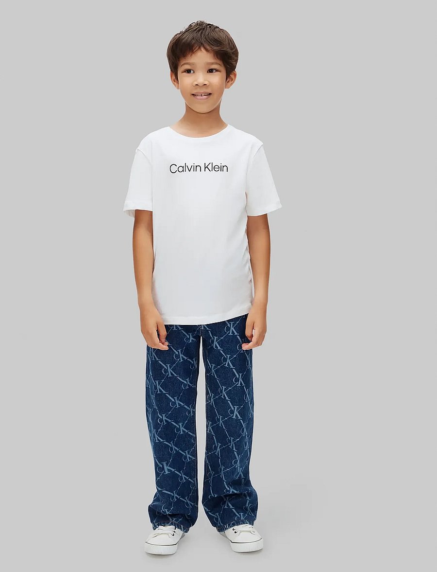 Calvin Klein - BOYS 2PK SS TEE - white white - 0