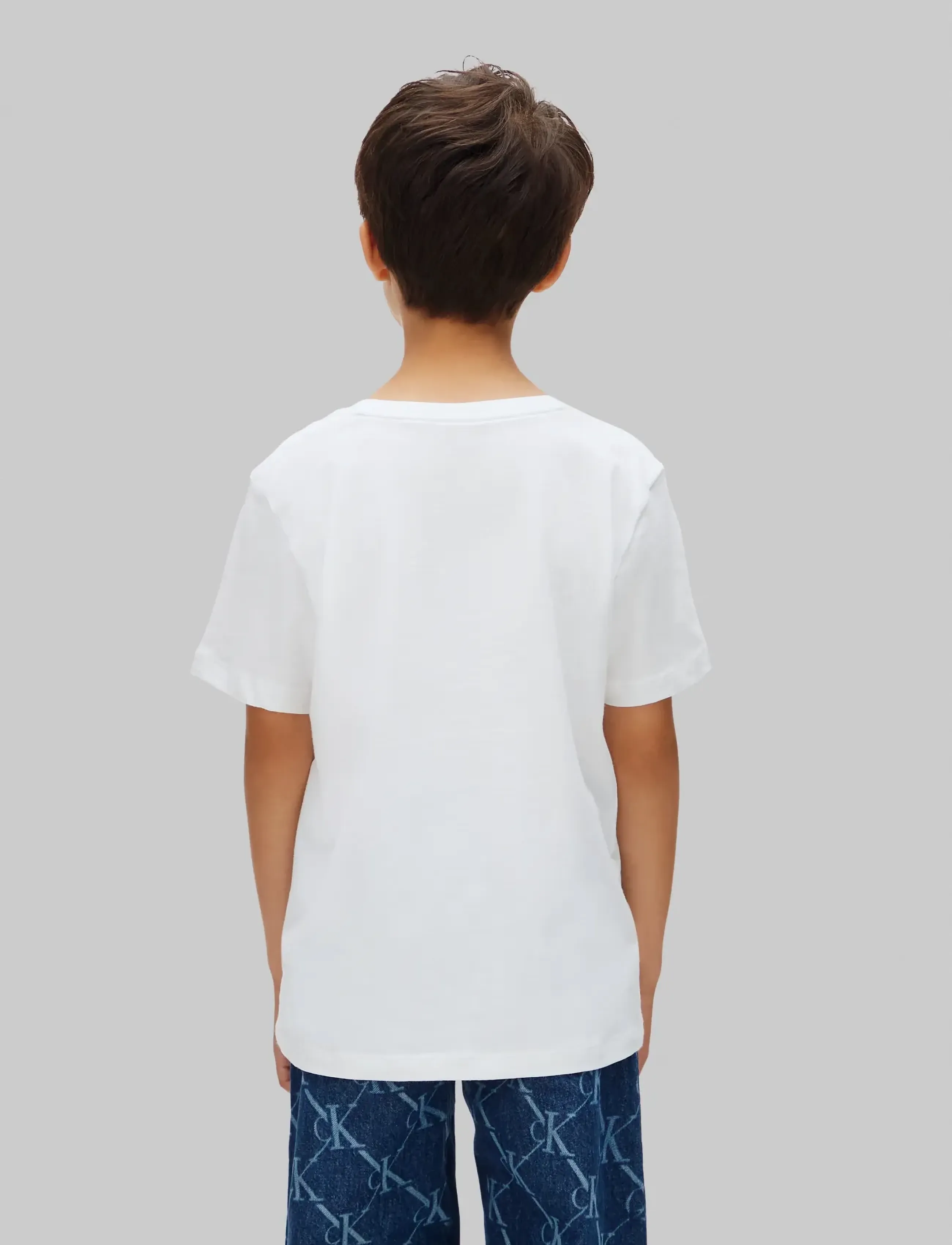 Calvin Klein - BOYS 2PK SS TEE - white white - 2