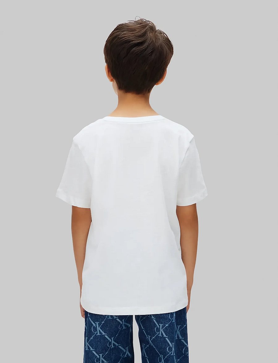 Calvin Klein - BOYS 2PK SS TEE - white white - 2