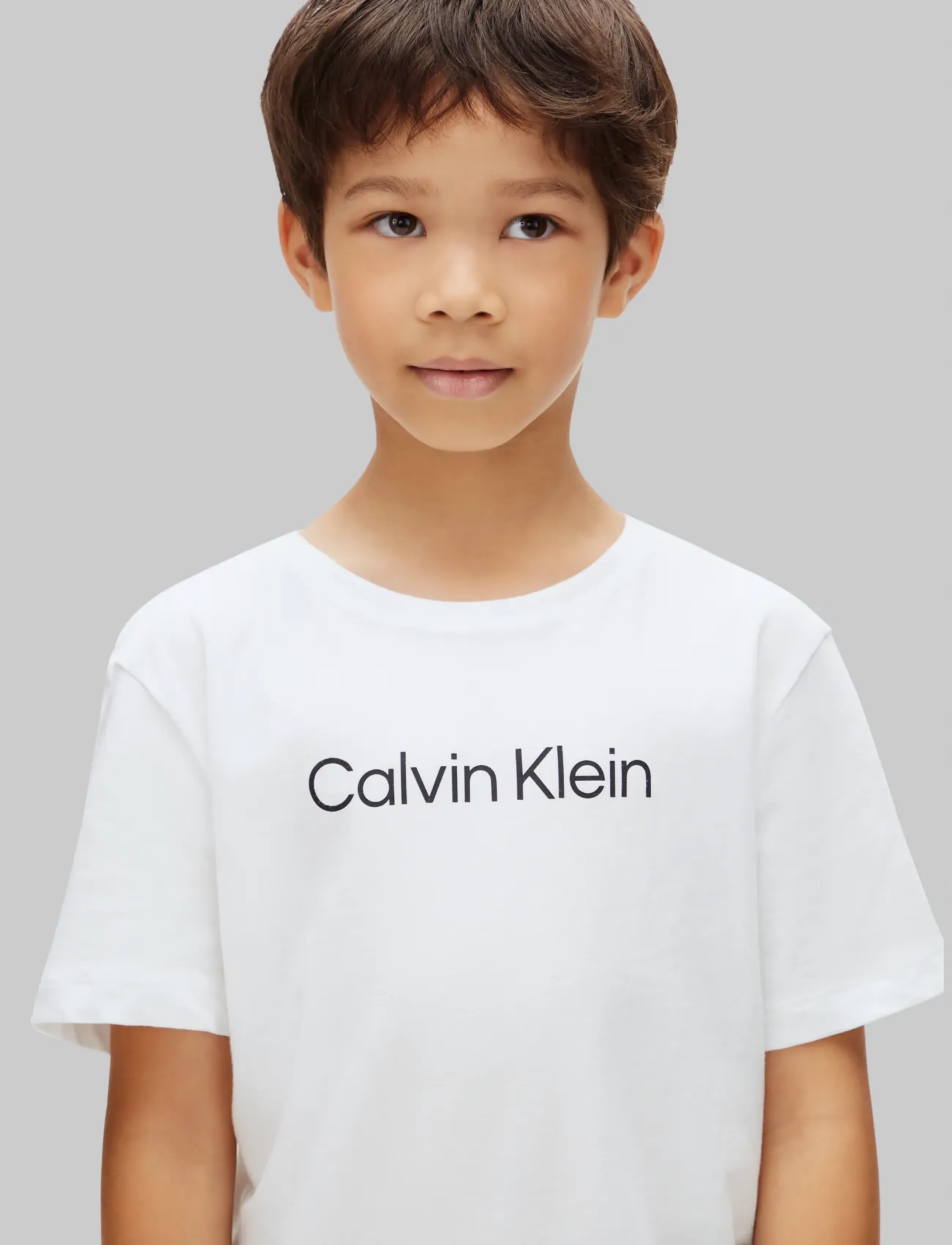 Calvin Klein - BOYS 2PK SS TEE - white white - 4