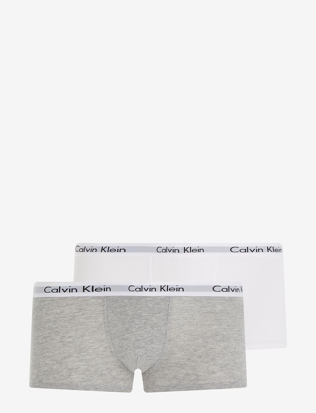 Calvin Klein - 2 PACK TRUNK - underbukser - white grey htr - 0