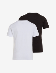 Calvin Klein - 2PK SS TEE - lühikeste varrukatega t-särgid - white/black - 1