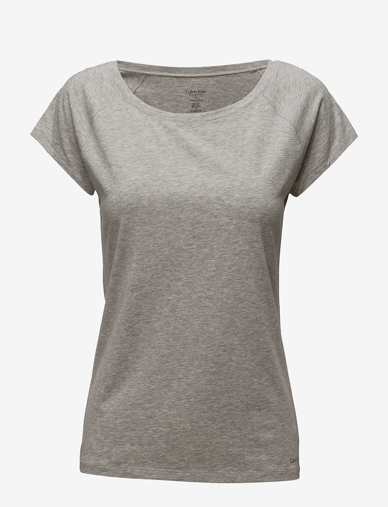 Calvin Klein - S/S CREW NECK - grey heather - 0