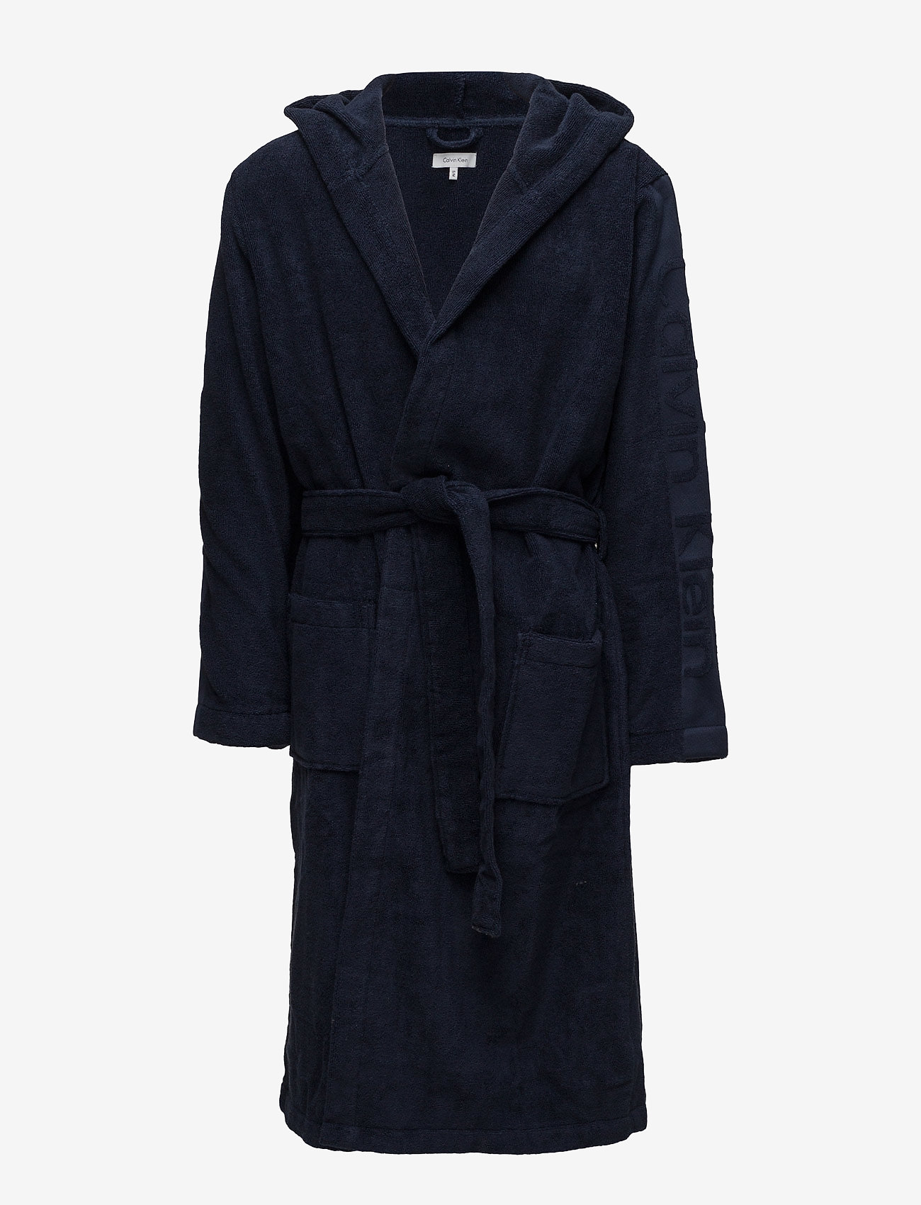 Calvin Klein - HOODED ROBE - blue shadow - 0