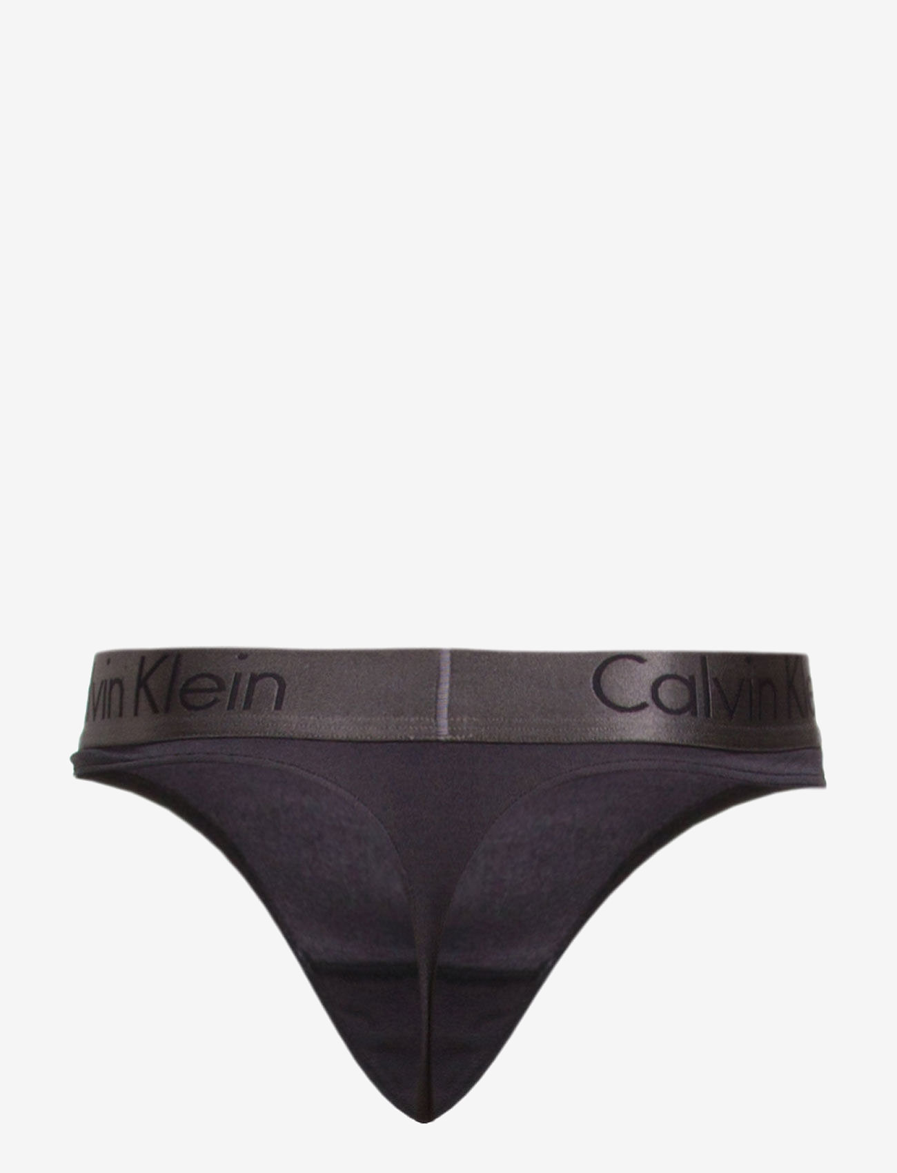 Calvin Klein - THONG - black/shadow gr - 2