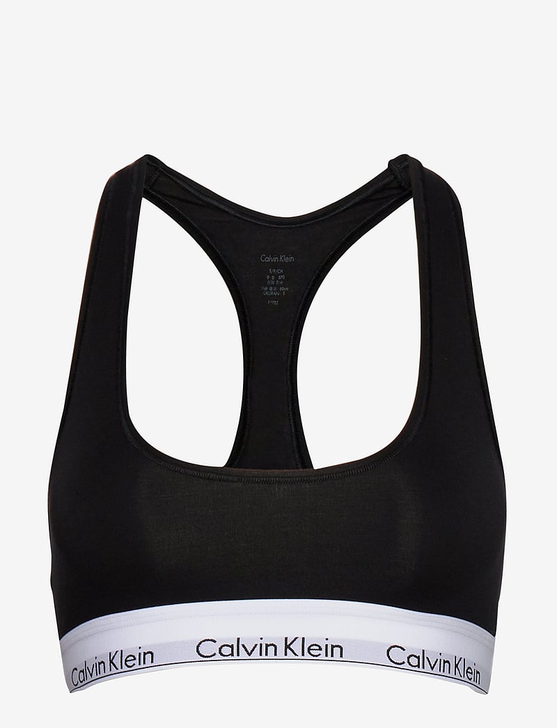 Calvin Klein - UNLINED BRALETTE - bh-linnen - black - 1