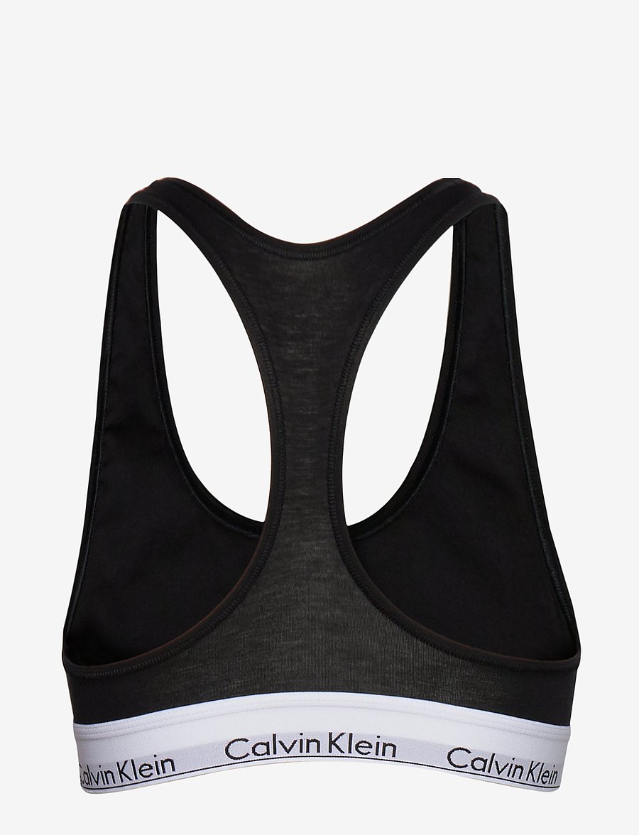 Calvin Klein - UNLINED BRALETTE - toppiliivit - black - 2
