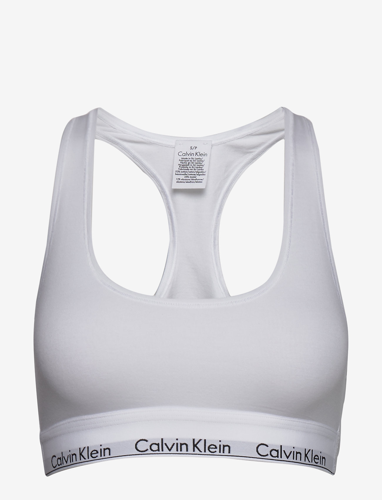 Calvin Klein - UNLINED BRALETTE - tank top-bh'er - classic white - 1