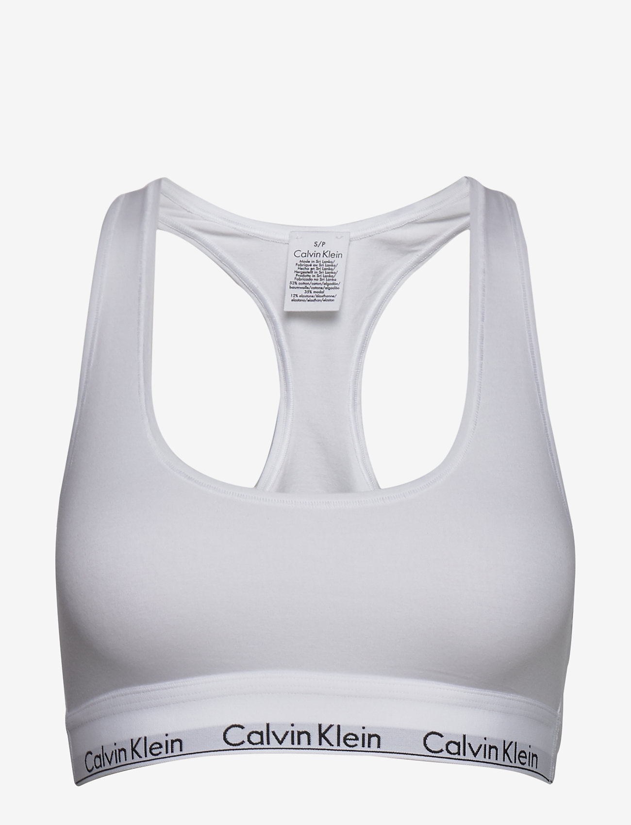 Calvin Klein - UNLINED BRALETTE - tank top bras - white - 1