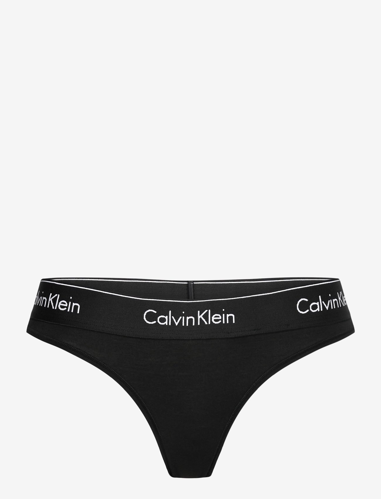 Calvin Klein - THONG - black w black wb - 0