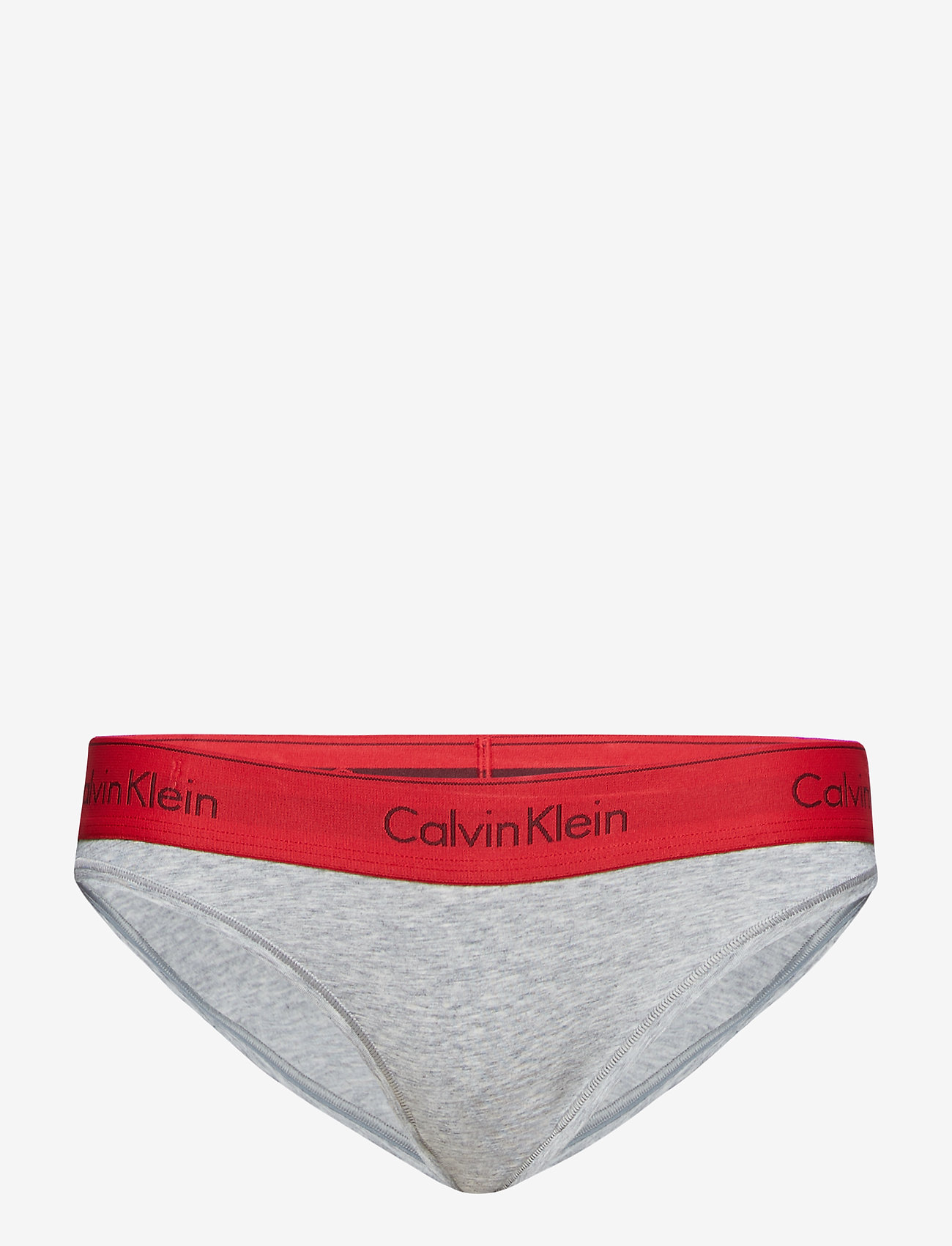 Calvin Klein - BIKINI - lowest prices - grey heather w/ manic red wb - 0