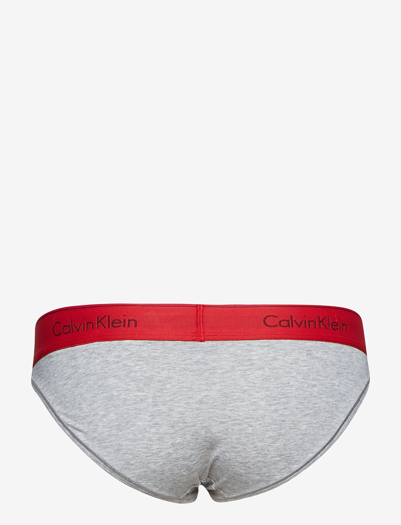 Calvin Klein - BIKINI - lowest prices - grey heather w/ manic red wb - 1