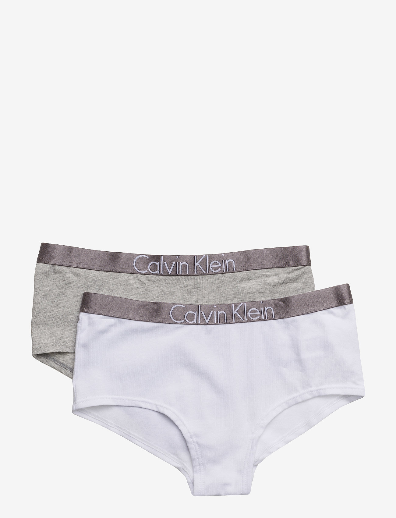 Calvin Klein - 2 PACK SHORTY - 1 grey heather / 1 white - 0