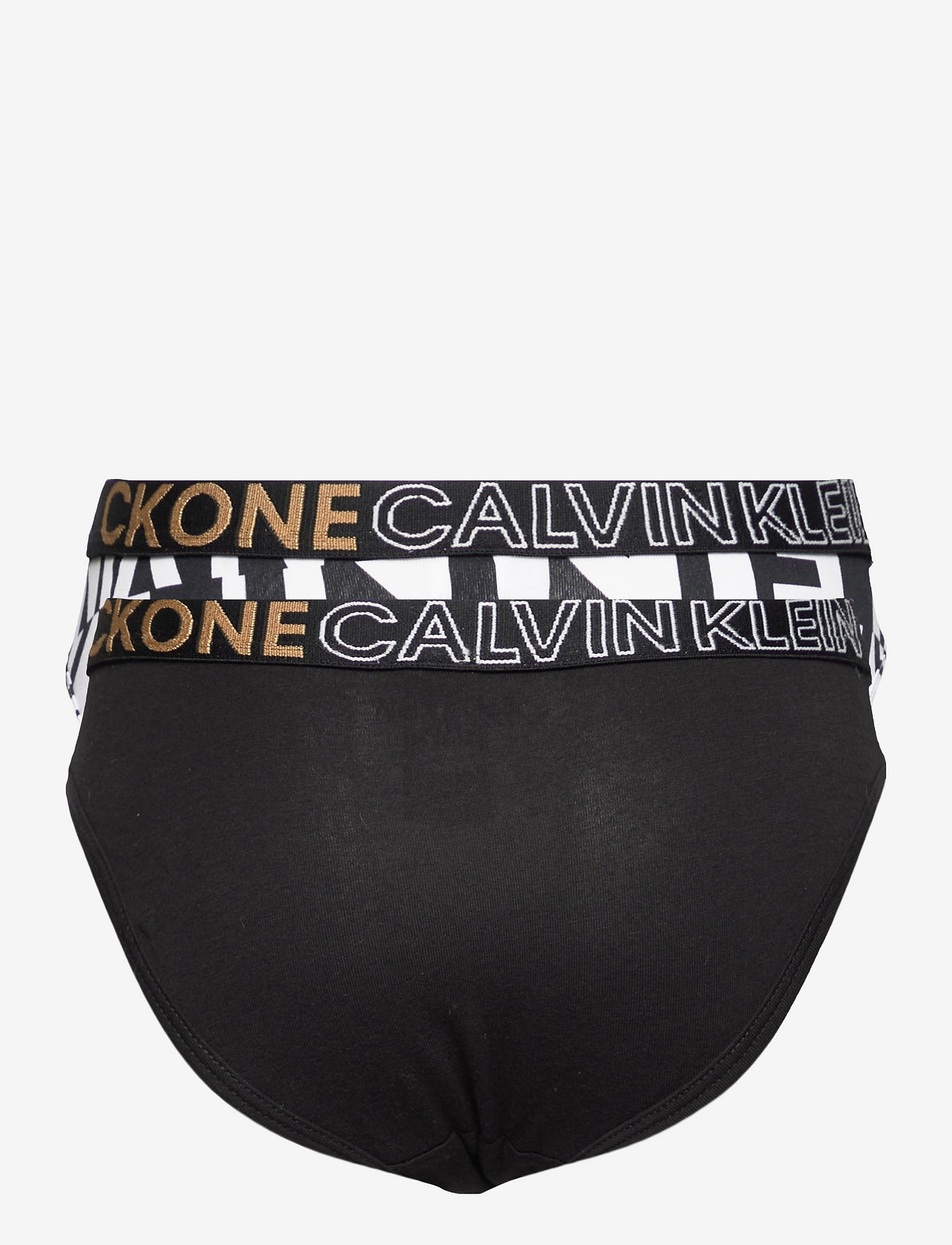 Calvin Klein - 2PK BIKINI - brokenstripewhiteaop/pvhblack - 1