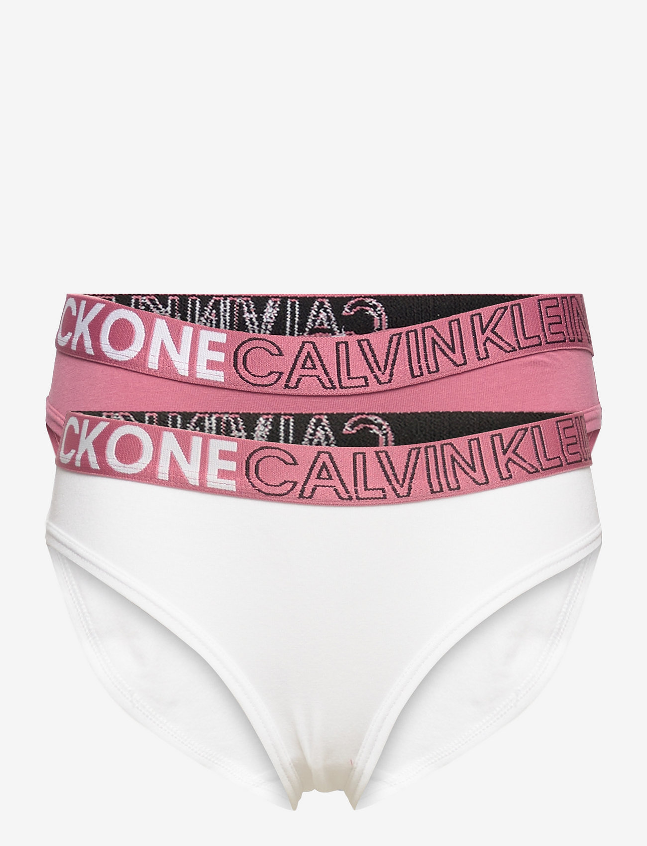 Calvin Klein - 2PK BIKINI - berryblush/pvhwhite - 0