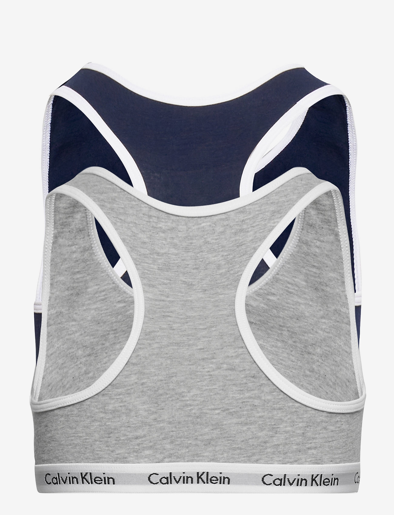 Calvin Klein - 2PK BRALETTE - navyiris/greyheather - 0