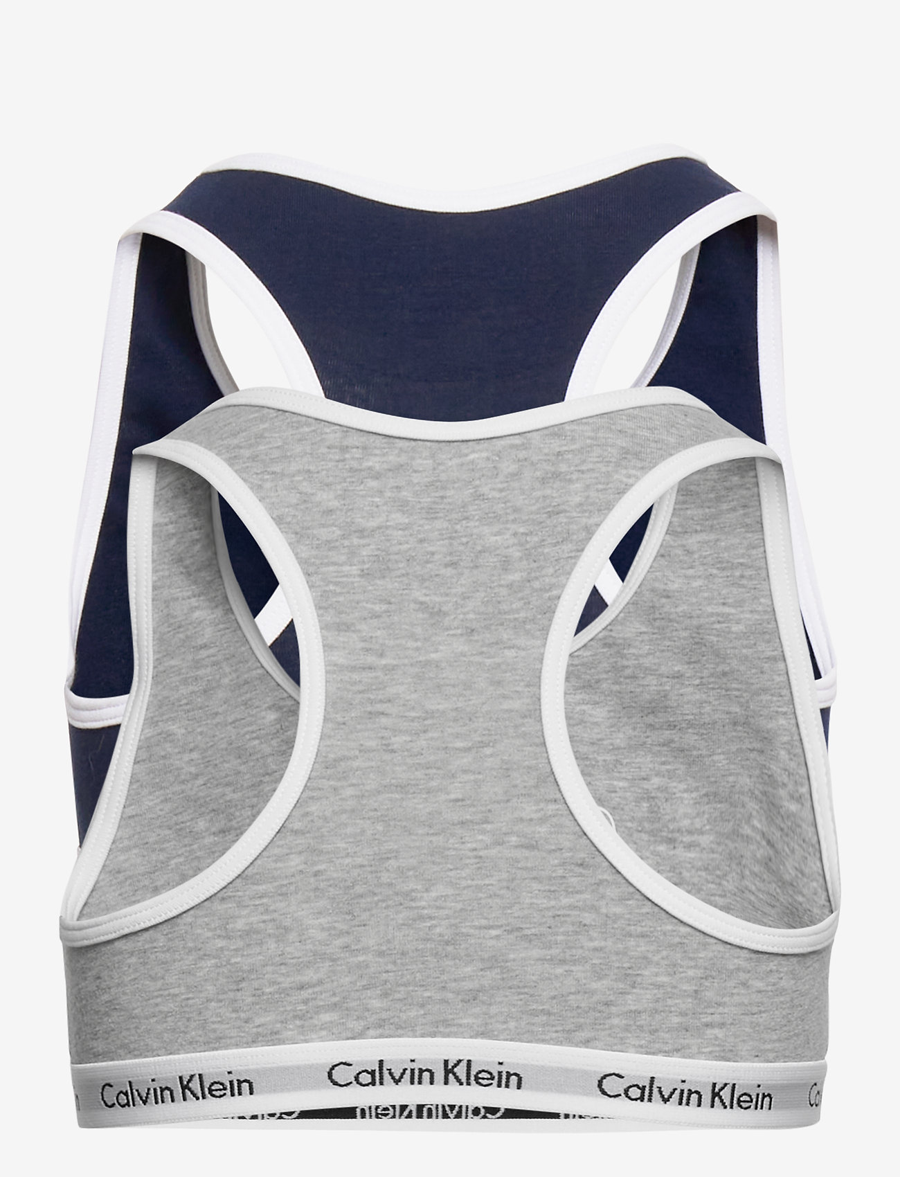 Calvin Klein - 2PK BRALETTE - navyiris/greyheather - 1
