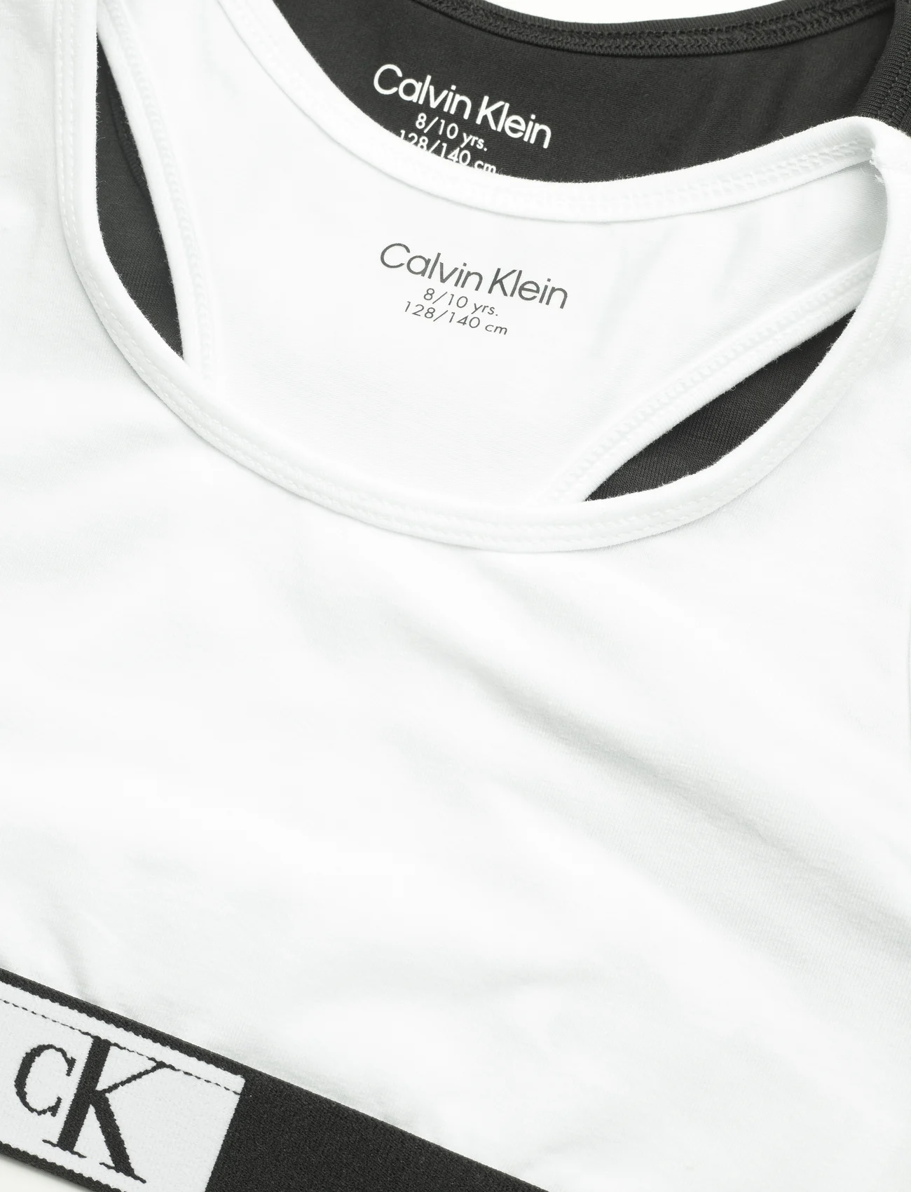 Calvin Klein - 2PK BRALETTE - mažiausios kainos - pvhwhite/pvhblack - 1