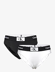Calvin Klein - 2PK BIKINI - dolna bielizna - pvhwhite/pvhblack - 0