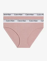 Calvin Klein - 2PK BIKINI - nederdelar - velvetpink/velvetpink - 0