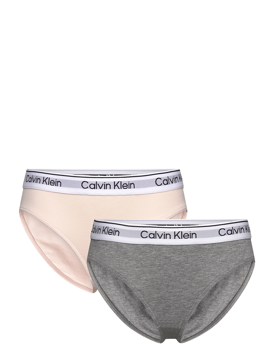Calvin Klein - 2PK BIKINI - trusser - silverpeony greyheather - 0