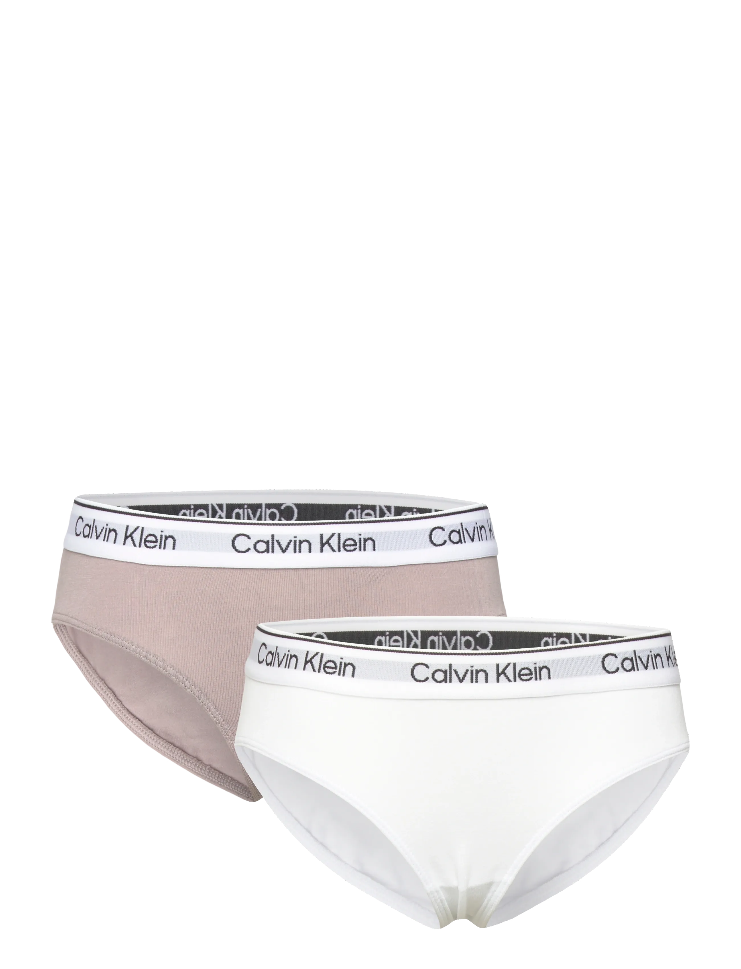 Calvin Klein 2Pk Bikini, 128-140, White, Undertøj > Trusser, Børn