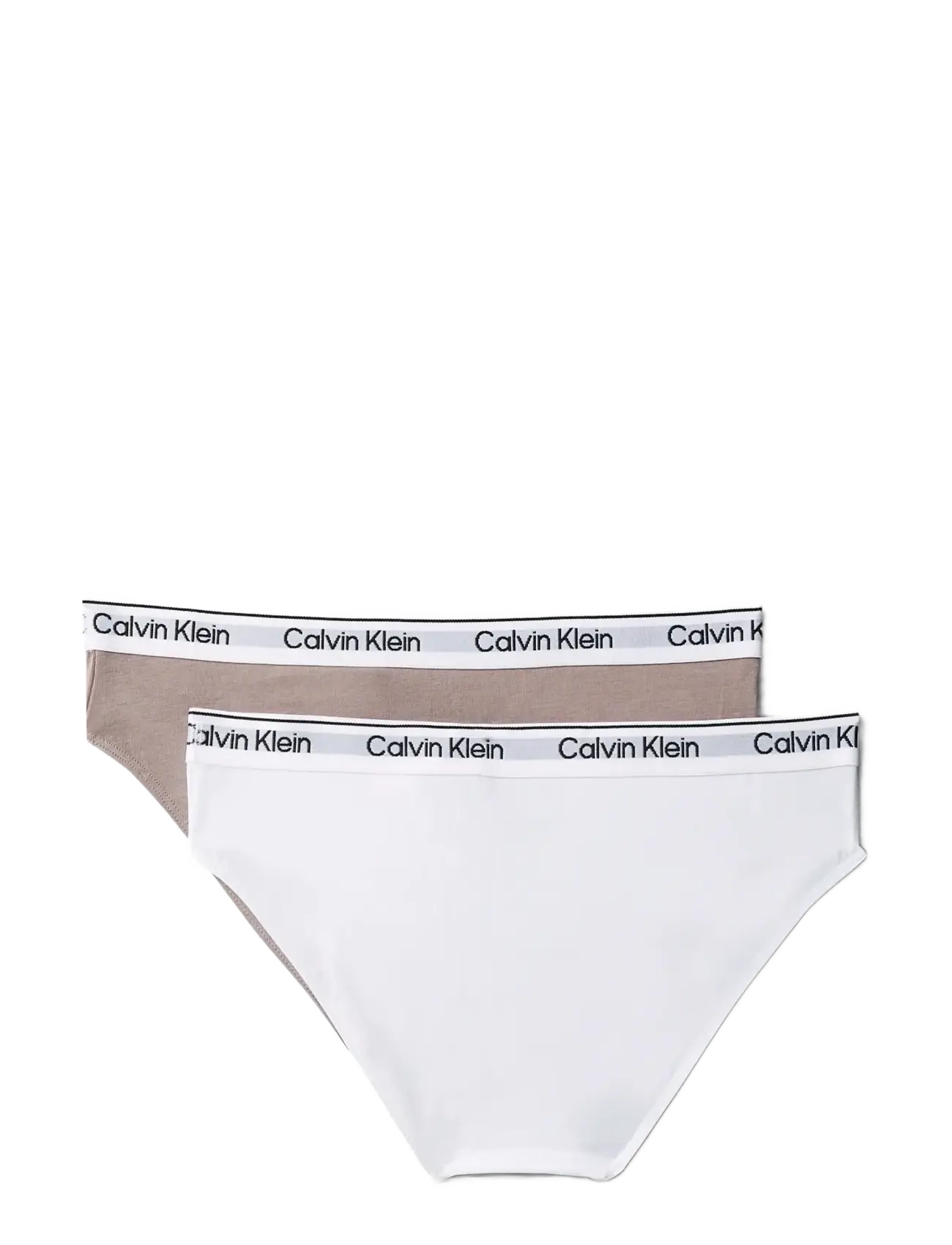 Calvin Klein - 2PK BIKINI - bottoms - brightwhite dustedfox - 1