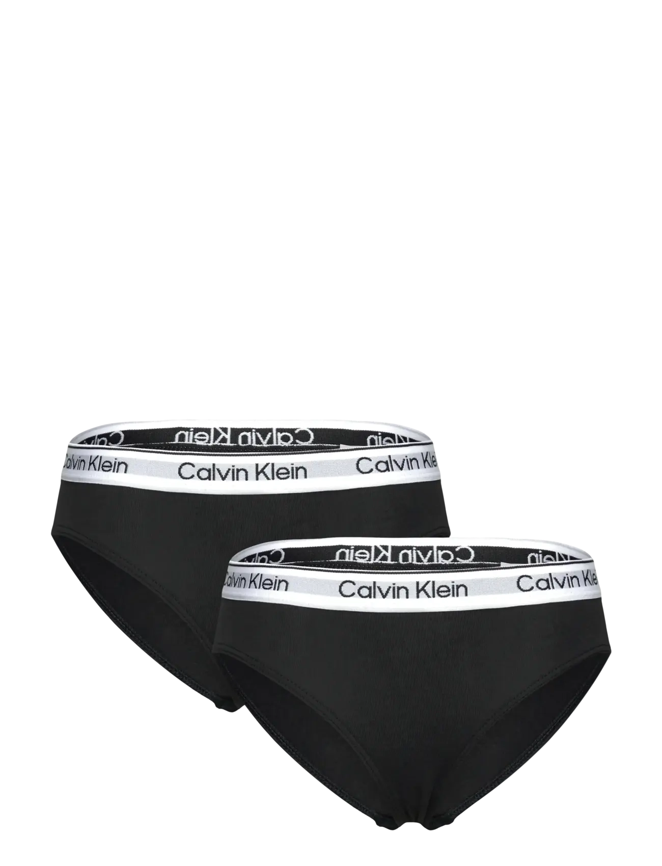 Calvin Klein 2Pk Bikini, 128-140, Underwear, Schwarz - Panties, Kinder