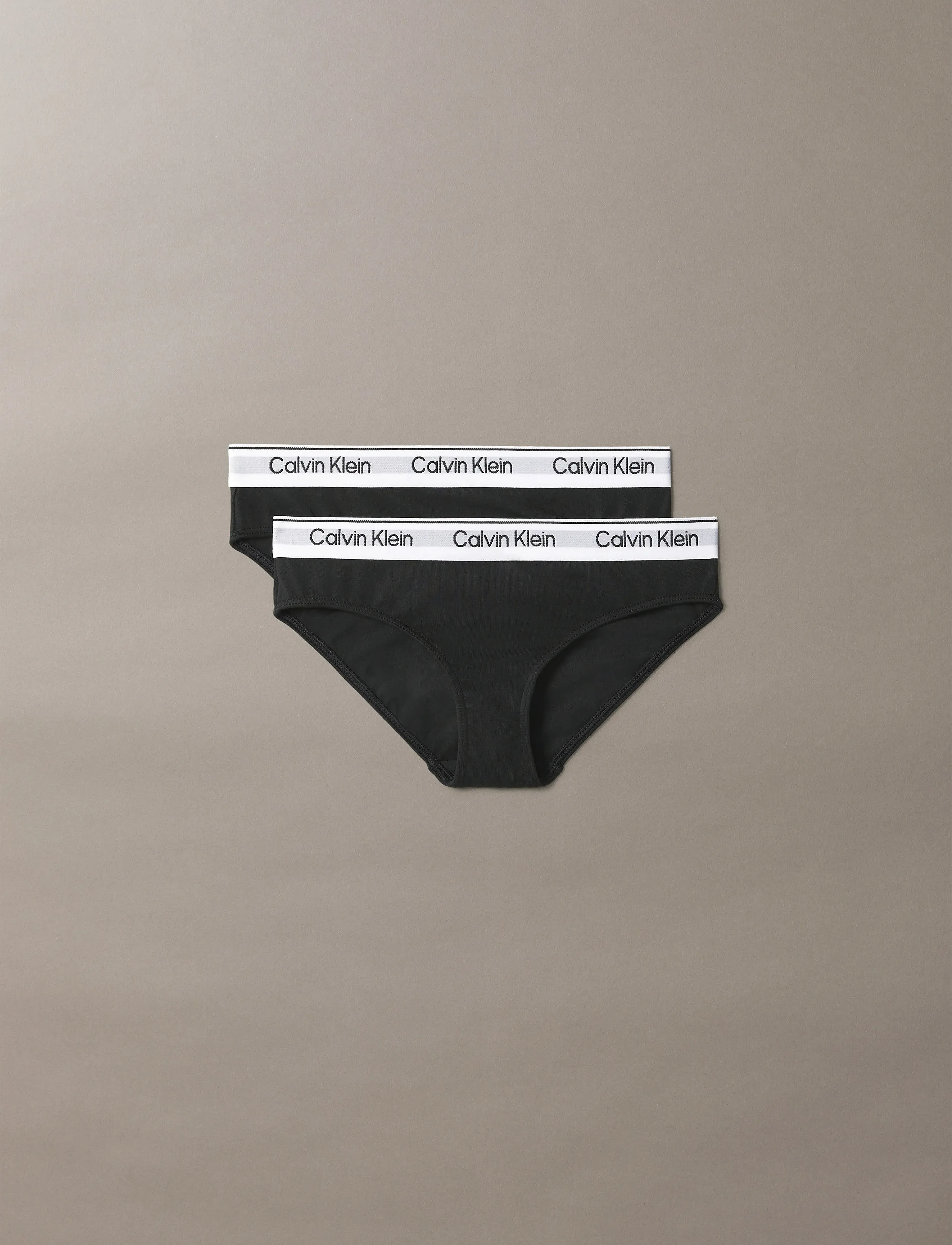 Calvin Klein 2PK BIKINI - Aluspesu - PVHBLACK PVHBLACK / black